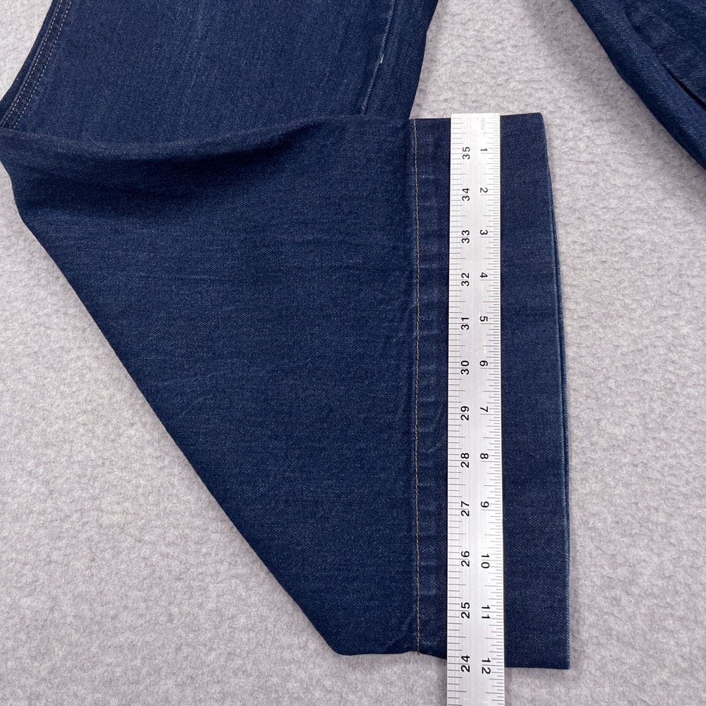 J.Crew Sailor Button Wide Leg Trouser Jeans Womens 27P (30x29) Dark Blue Denim - Picture 4 of 13